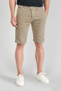 LE TEMPS DES CERISES Bermuda Chino Jogg Swoop Beige Sable