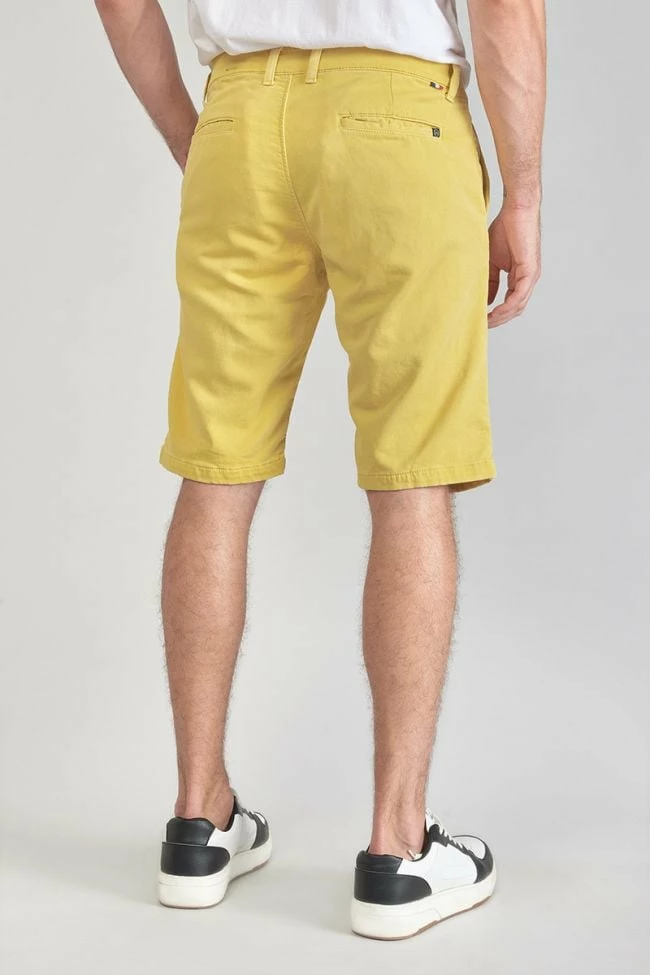 LE TEMPS DES CERISES Bermuda Chino Jogg Swoop Moutarde 2 LE TEMPS DES CERISES Bermuda Chino Jogg Swoop Moutarde – Image 2