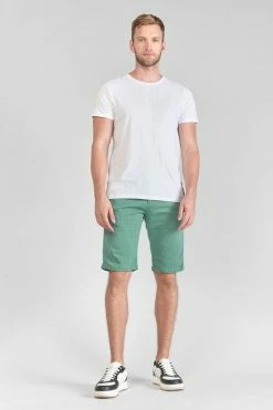 LE TEMPS DES CERISES Bermuda Chino Jogg Swoop Vert D'eau -Le Temps des Cerises Soldes Magasin 231 phswoop00wpig 9966 imaged4
