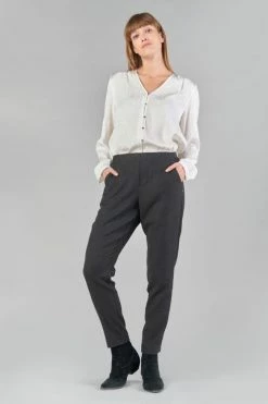 LE TEMPS DES CERISES Blouse Frano En Jacquard Crème -Le Temps des Cerises Soldes Magasin 232 ffrano0000000ml 1132 imaged2