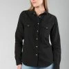 LE TEMPS DES CERISES Chemise Juanita En Jeans Noir Brut