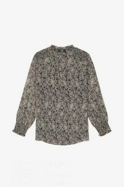 LE TEMPS DES CERISES Blouse Melody Noire à Motif Fleuri 13 LE TEMPS DES CERISES Blouse Melody Noire à Motif Fleuri -Le Temps des Cerises Soldes Magasin 232 fmelody000000ml 0001 imaged8