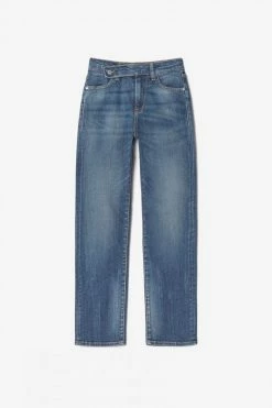 LE TEMPS DES CERISES Basic 400/14 Mom Taille Haute 7/8ème Jeans Bleu N°2