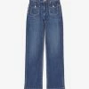 LE TEMPS DES CERISES Ben Pulp Flare Taille Haute Jeans Bleu N°2