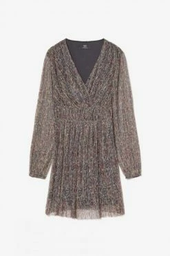 LE TEMPS DES CERISES Robe Kodigi à Motif Cachemire Irisée