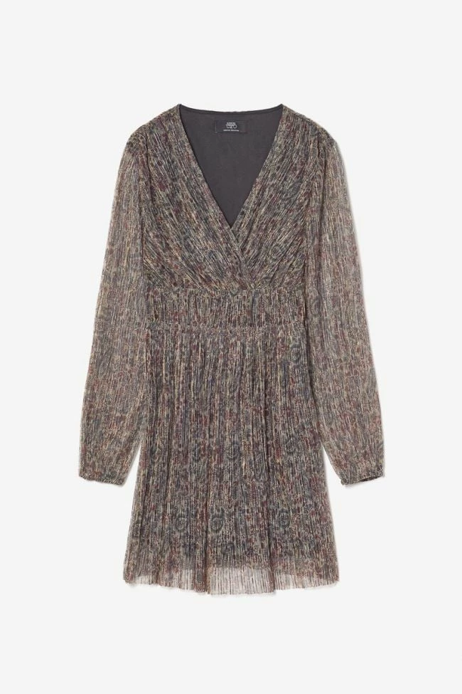 LE TEMPS DES CERISES Robe Kodigi à Motif Cachemire Irisée 1 LE TEMPS DES CERISES Robe Kodigi à Motif Cachemire Irisée