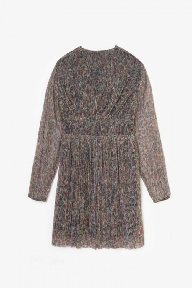 LE TEMPS DES CERISES Robe Kodigi à Motif Cachemire Irisée 4 LE TEMPS DES CERISES Robe Kodigi à Motif Cachemire Irisée – Image 4