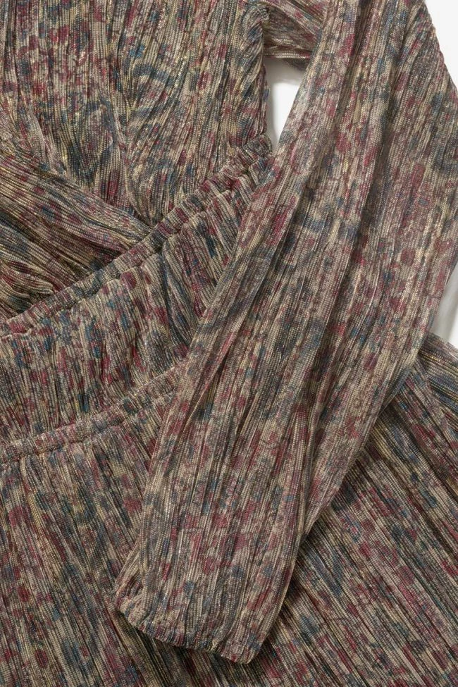 LE TEMPS DES CERISES Robe Kodigi à Motif Cachemire Irisée 2 LE TEMPS DES CERISES Robe Kodigi à Motif Cachemire Irisée – Image 2