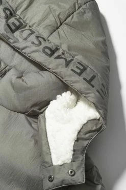 LE TEMPS DES CERISES Doudoune Lerinagi Kaki Pailletée -Le Temps des Cerises Soldes Magasin 232 glerinagi0000ml 9071 imaged1