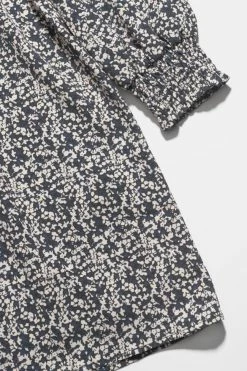 LE TEMPS DES CERISES Robe Meyagi à Motif Floral Bleu Nuit Et Blanc -Le Temps des Cerises Soldes Magasin 232 gmeyagi000000ml 3655 imaged2