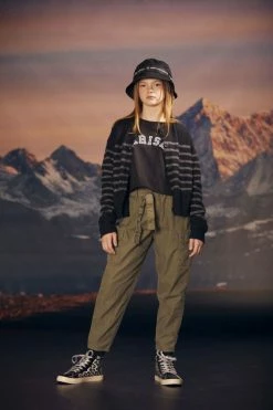 LE TEMPS DES CERISES Pantalon Cargo Mila Kaki