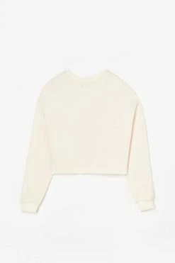 LE TEMPS DES CERISES Sweat Court Molliegi Crème -Le Temps des Cerises Soldes Magasin 232 gmolliegi0000ml 8787 imaged1