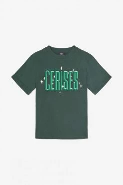 LE TEMPS DES CERISES T-shirt Priahgi Vert Bouteille