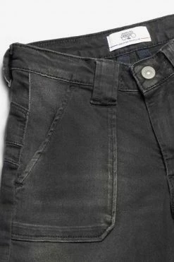 LE TEMPS DES CERISES Pulp Flare Taille Haute Jeans Noir N°1 -Le Temps des Cerises Soldes Magasin 232 gpulphifw3085 0001 imaged2