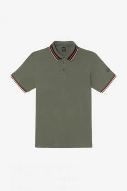 LE TEMPS DES CERISES Polo Arel Kaki -Le Temps des Cerises Soldes Magasin 232 harel00000000mc 9454 imaged8