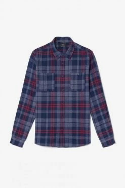 LE TEMPS DES CERISES Chemise Baste à Carreaux Bleu Marine -Le Temps des Cerises Soldes Magasin 232 hbaste0000000ml 3223 imaged8