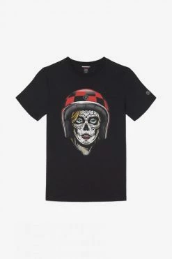 LE TEMPS DES CERISES T-shirt Diarov Noir Imprimé -Le Temps des Cerises Soldes Magasin 232 hdiarov000000mc 0001 imaged8