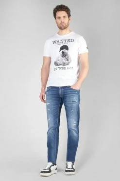 LE TEMPS DES CERISES T-shirt Gaspa Blanc Imprimé -Le Temps des Cerises Soldes Magasin 232 hgaspa0000000mc 1001 imaged2