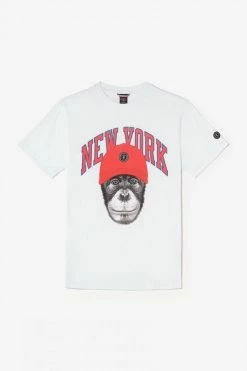 LE TEMPS DES CERISES T-shirt Hira Blanc Imprimé -Le Temps des Cerises Soldes Magasin 232 hhira00000000mc 1001 imaged8