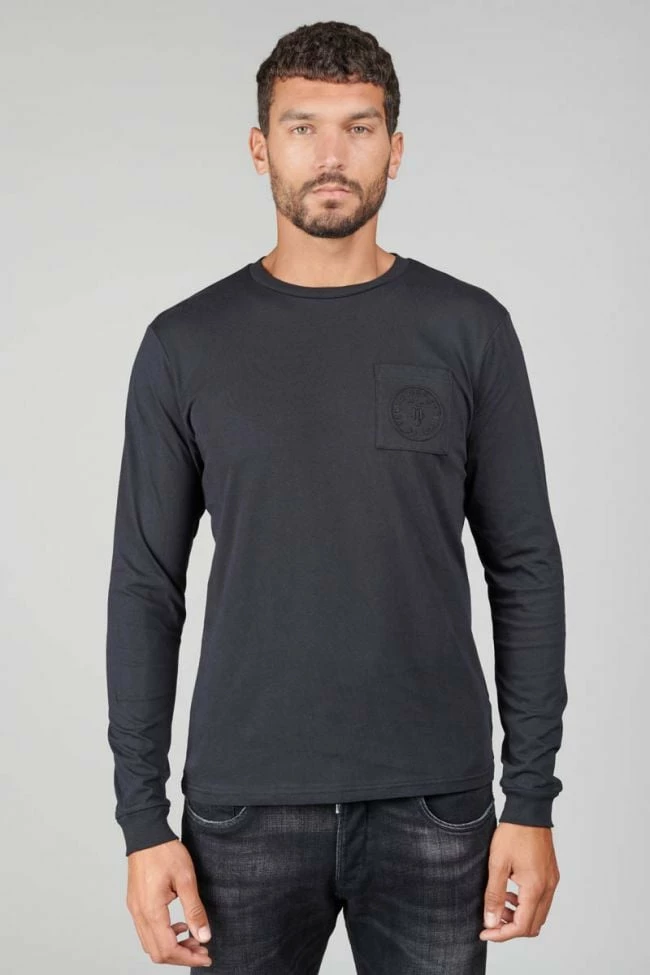 LE TEMPS DES CERISES T-shirt Manches Longues Laia Noir 1 LE TEMPS DES CERISES T-shirt Manches Longues Laia Noir