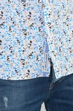 LE TEMPS DES CERISES Chemise Mariot Blanche à Motif Feuilles -Le Temps des Cerises Soldes Magasin 232 hmariot000000ml 1041 imaged1