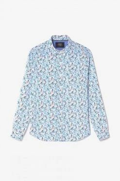 LE TEMPS DES CERISES Chemise Mariot Blanche à Motif Feuilles -Le Temps des Cerises Soldes Magasin 232 hmariot000000ml 1041 imaged8