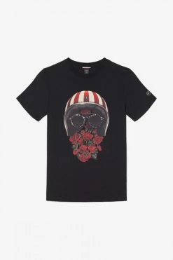 LE TEMPS DES CERISES T-shirt Mura Noir Imprimé -Le Temps des Cerises Soldes Magasin 232 hmura00000000mc 0001 imaged8