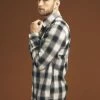 LE TEMPS DES CERISES Chemise Nima à Carreaux Noirs Et Beige