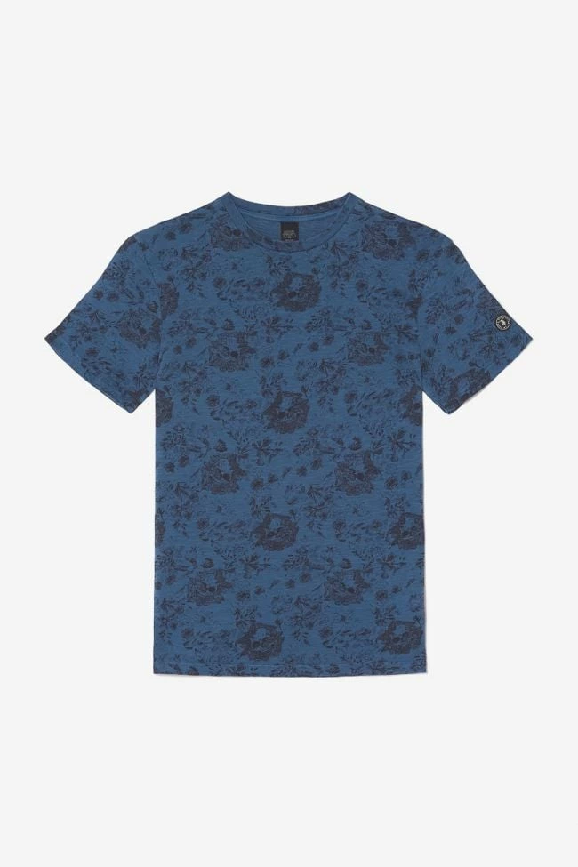 LE TEMPS DES CERISES T-shirt Pagan Bleu à Motif 8 LE TEMPS DES CERISES T-shirt Pagan Bleu à Motif – Image 8