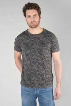 LE TEMPS DES CERISES T-shirt Presal Gris Et Noir à Motif