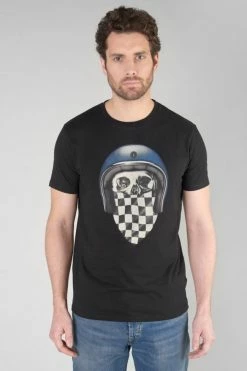 LE TEMPS DES CERISES T-shirt Rodi Noir Imprimé