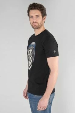 LE TEMPS DES CERISES T-shirt Rodi Noir Imprimé -Le Temps des Cerises Soldes Magasin 232 hrodi00000000mc 0001 imaged2