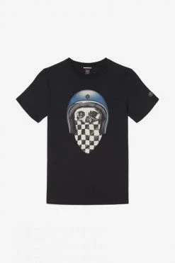 LE TEMPS DES CERISES T-shirt Rodi Noir Imprimé -Le Temps des Cerises Soldes Magasin 232 hrodi00000000mc 0001 imaged8