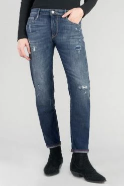 LE TEMPS DES CERISES Sea 200/43 Boyfit Jeans Destroy Bleu N°2