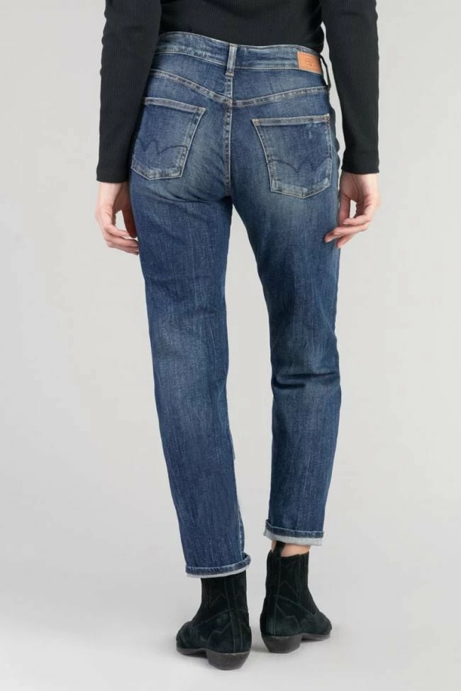 LE TEMPS DES CERISES Bambino 400/17 Mom Taille Haute 7/8ème Jeans Destroy Bleu N°2 5 LE TEMPS DES CERISES Bambino 400/17 Mom Taille Haute 7/8ème Jeans Destroy Bleu N°2 – Image 5