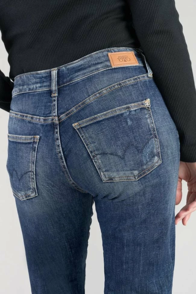 LE TEMPS DES CERISES Bambino 400/17 Mom Taille Haute 7/8ème Jeans Destroy Bleu N°2 6 LE TEMPS DES CERISES Bambino 400/17 Mom Taille Haute 7/8ème Jeans Destroy Bleu N°2 – Image 6