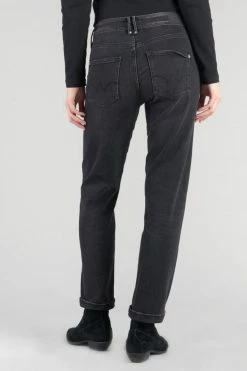 LE TEMPS DES CERISES Basic 400/18 Mom Taille Haute 7/8ème Jeans Noir N°1 -Le Temps des Cerises Soldes Magasin 232 jf418basw9115 0403 imaged4