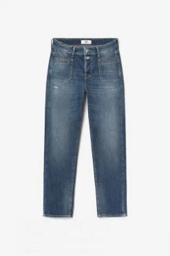 LE TEMPS DES CERISES Fafa 400/18 Mom Taille Haute 7/8ème Jeans Destroy Bleu N°3 -Le Temps des Cerises Soldes Magasin 232 jf418fafw3082 3001 imaged8