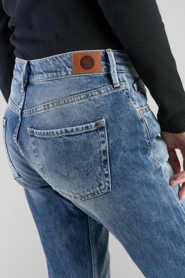 LE TEMPS DES CERISES Basic 400/20 Mom Taille Haute 7/8ème Jeans Bleu N°4 4 LE TEMPS DES CERISES Basic 400/20 Mom Taille Haute 7/8ème Jeans Bleu N°4 – Image 4