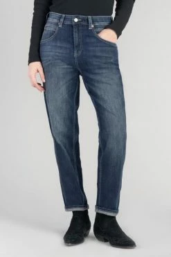 LE TEMPS DES CERISES Kiss 400/60 Girlfriend Taille Haute Jeans Vintage Bleu N°2 -Le Temps des Cerises Soldes Magasin 232 jf460kisw9096 3001 imaged2