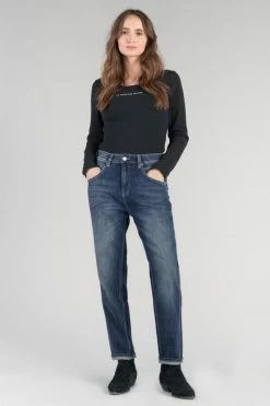 LE TEMPS DES CERISES Kiss 400/60 Girlfriend Taille Haute Jeans Vintage Bleu N°2 -Le Temps des Cerises Soldes Magasin 232 jf460kisw9096 3001 imaged6