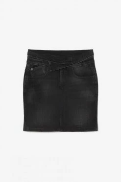 LE TEMPS DES CERISES Jupe Courte Callas En Jeans Noir Délavé 15 LE TEMPS DES CERISES Jupe Courte Callas En Jeans Noir Délavé -Le Temps des Cerises Soldes Magasin 232 jfcallasw1411 0403 imaged8