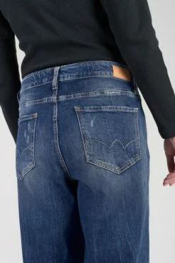 LE TEMPS DES CERISES Cosy Boyfit 7/8ème Jeans Destroy Bleu N°2 -Le Temps des Cerises Soldes Magasin 232 jfcosy00w1470 3001 imaged4