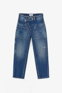 LE TEMPS DES CERISES Cosy Pocket Boyfit 7/8ème Jeans Destroy Bleu N°2 -Le Temps des Cerises Soldes Magasin 232 jfcosypow1472 3001 imaged8