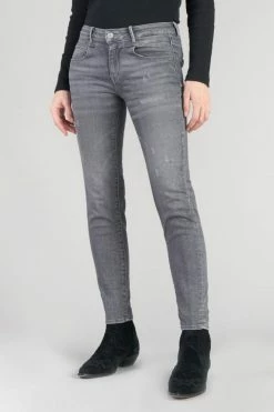 LE TEMPS DES CERISES Eylau Power Skinny 7/8ème Jeans Destroy Gris N°2 -Le Temps des Cerises Soldes Magasin 232 jfeylau0w1216 0003 imaged1