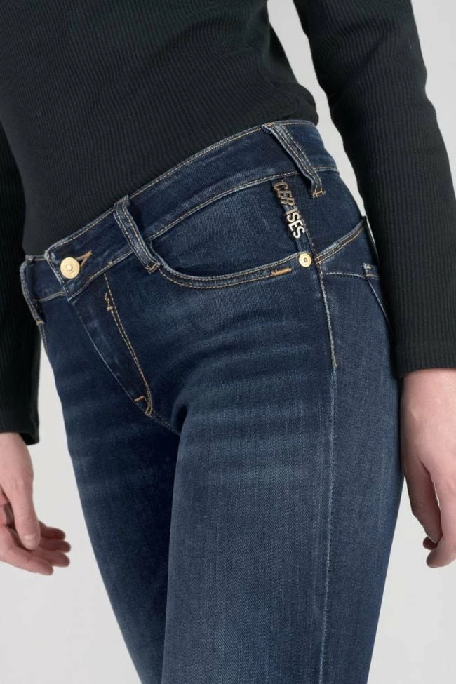 LE TEMPS DES CERISES Ferry Pulp Slim 7/8ème Jeans Bleu N°1 2 LE TEMPS DES CERISES Ferry Pulp Slim 7/8ème Jeans Bleu N°1 – Image 2