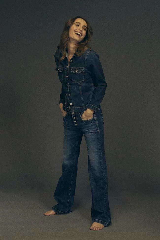 LE TEMPS DES CERISES Foch Flare Jeans Destroy Bleu N°2 1 LE TEMPS DES CERISES Foch Flare Jeans Destroy Bleu N°2