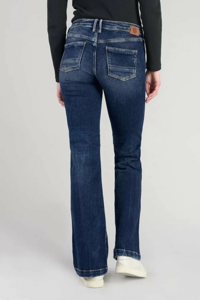 LE TEMPS DES CERISES Foch Flare Jeans Destroy Bleu N°2 3 LE TEMPS DES CERISES Foch Flare Jeans Destroy Bleu N°2 – Image 3