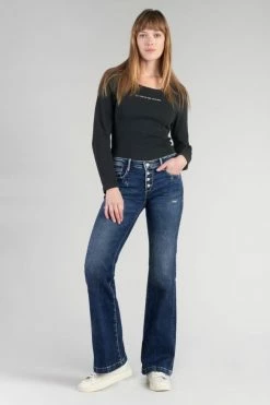 LE TEMPS DES CERISES Foch Flare Jeans Destroy Bleu N°2 13 LE TEMPS DES CERISES Foch Flare Jeans Destroy Bleu N°2 -Le Temps des Cerises Soldes Magasin 232 jffoch00w1464 3001 imaged5
