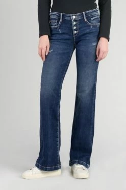 LE TEMPS DES CERISES Foch Flare Jeans Destroy Bleu N°2 14 LE TEMPS DES CERISES Foch Flare Jeans Destroy Bleu N°2 -Le Temps des Cerises Soldes Magasin 232 jffoch00w1464 3001 imaged6